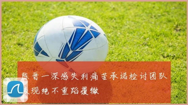 陈晋一深感失利痛苦承诺检讨团队表现绝不重蹈覆辙